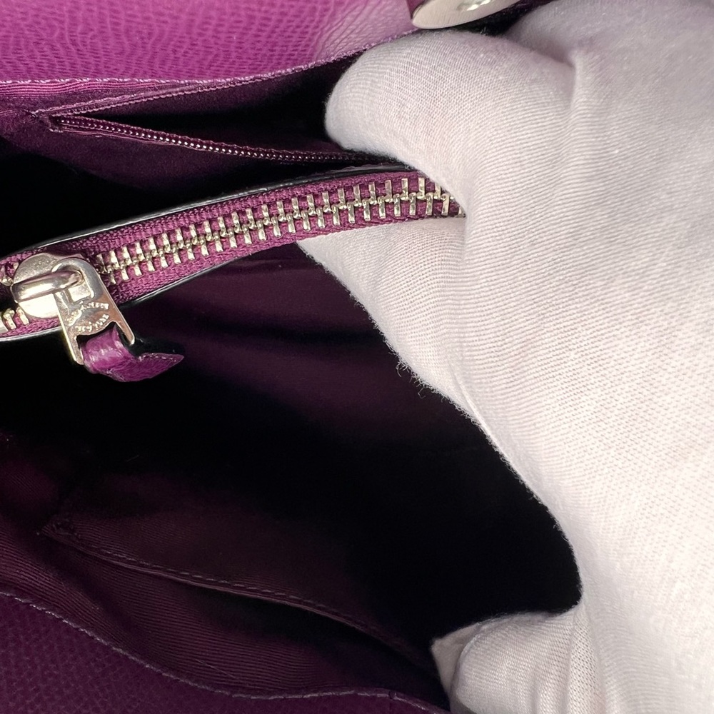 Rare Coach Minetta Plum Exotic Python Embossed Cr… - image 7